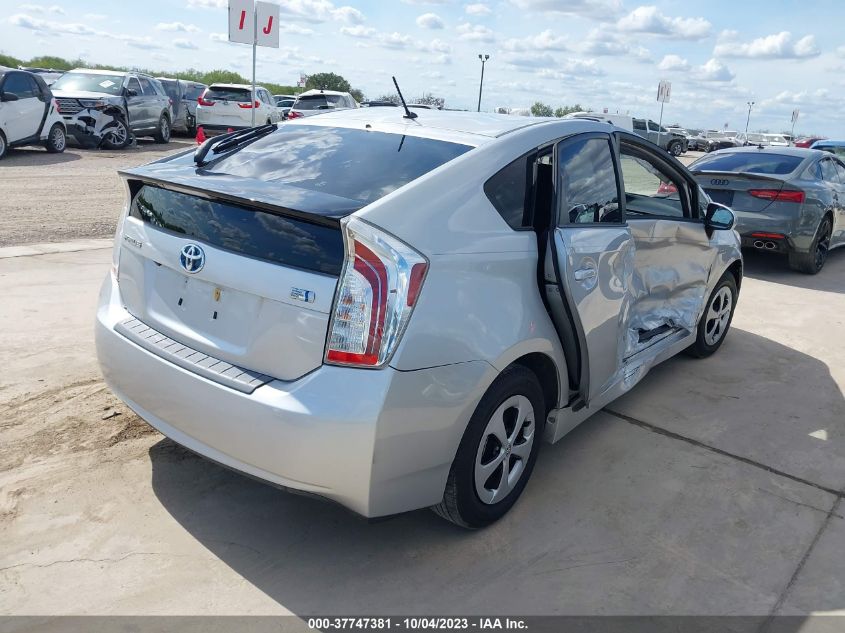 2013 TOYOTA PRIUS ONE/TWO/THREE/FOUR/FIVE - JTDKN3DU4D5594528