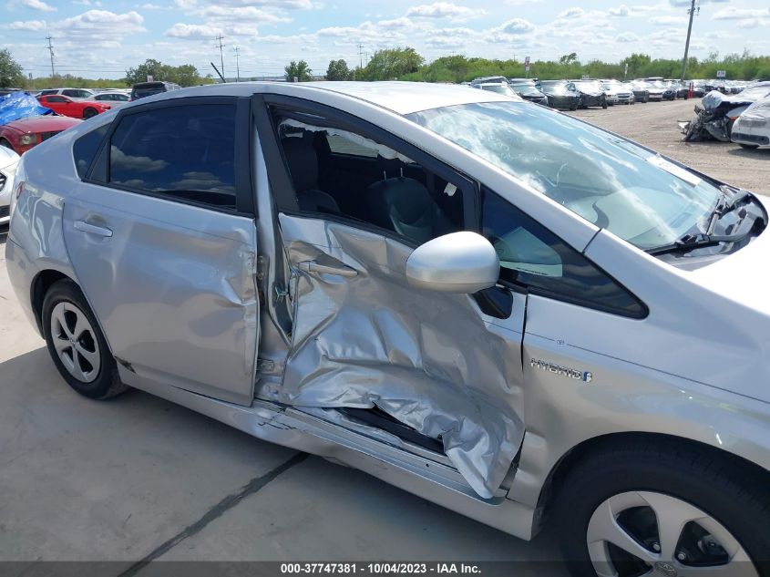 2013 TOYOTA PRIUS ONE/TWO/THREE/FOUR/FIVE - JTDKN3DU4D5594528