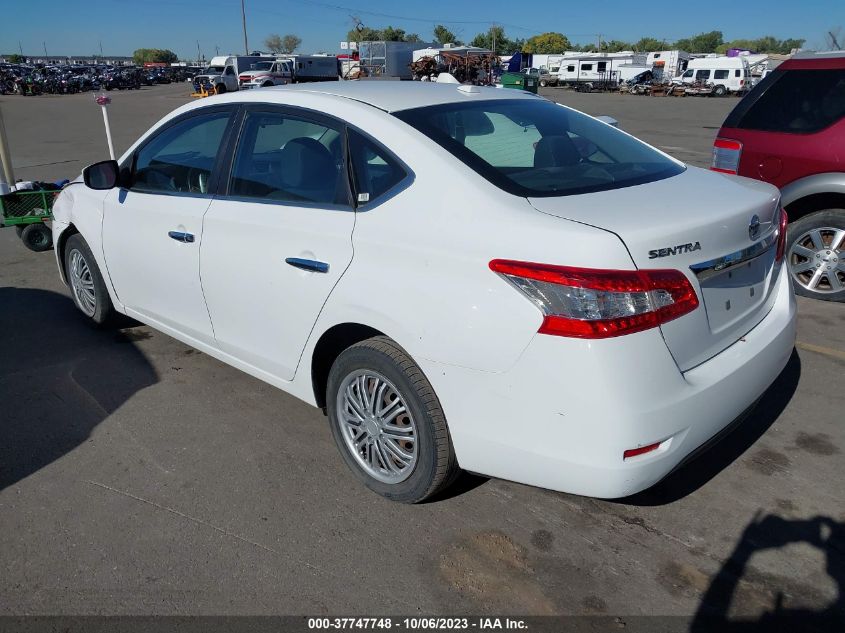 2015 NISSAN SENTRA SR/SL/S/SV/FE+ S - 3N1AB7AP8FY283025