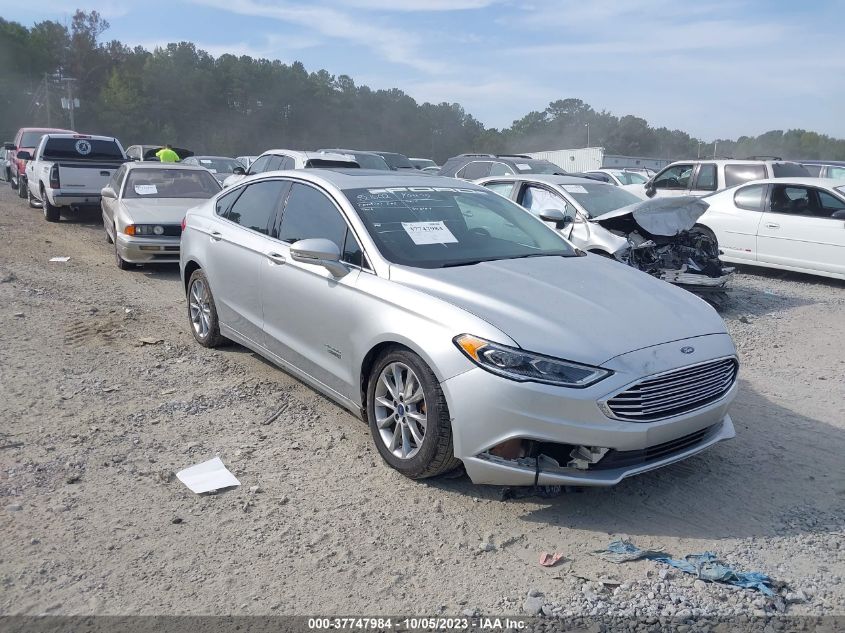 3FA6P0PU9HR121593 FORD FUSION ENERGI SE 2017