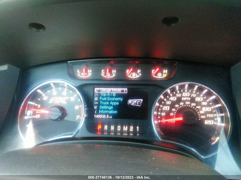 2013 FORD F-150 XL/XLT/FX4/LARIAT - 1FTFW1EF1DFA97336