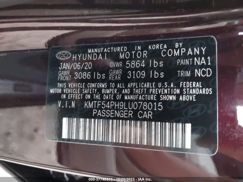2020 GENESIS G90 5.0L ULTIMATE KMTF54PH9LU078015