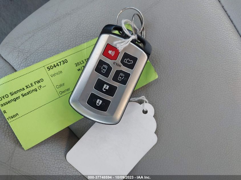 2013 TOYOTA SIENNA XLE AAS/XLE/LTD - 5TDYK3DC7DS378094