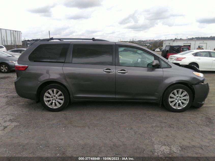 2015 TOYOTA SIENNA XLE/LIMITED - 5TDDK3DC5FS100201
