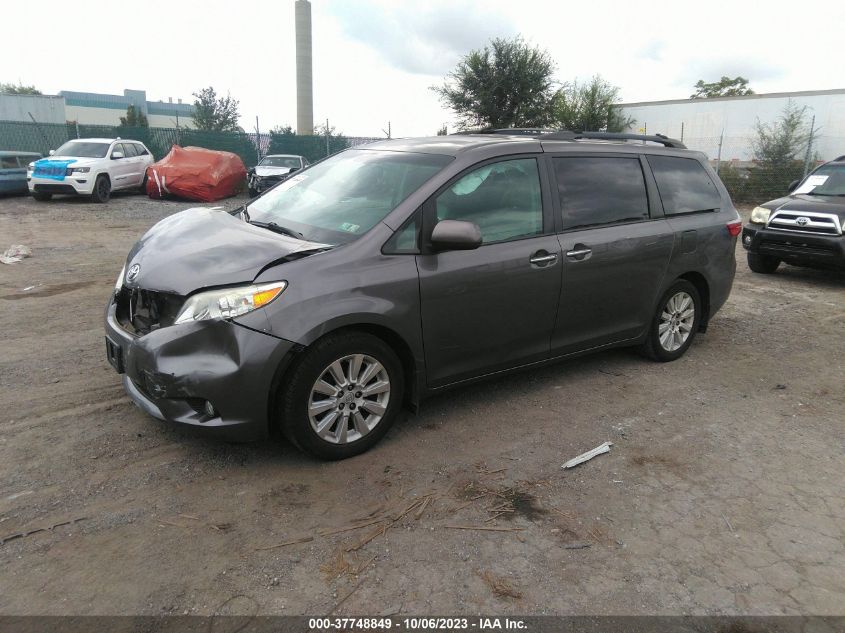 2015 TOYOTA SIENNA XLE/LIMITED - 5TDDK3DC5FS100201