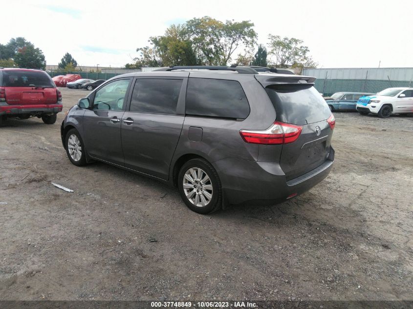 2015 TOYOTA SIENNA XLE/LIMITED - 5TDDK3DC5FS100201