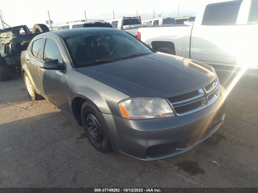 2013 DODGE AVENGER SE V6 - 1C3CDZAG9DN750592