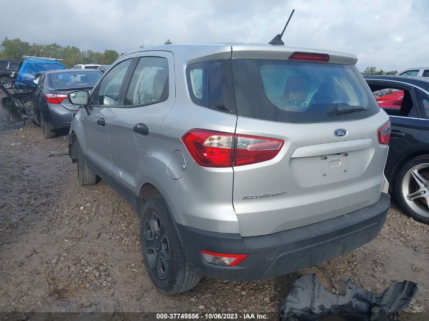 VIN MAJ3S2FE3MC437751 2021 FORD ECOSPORT S