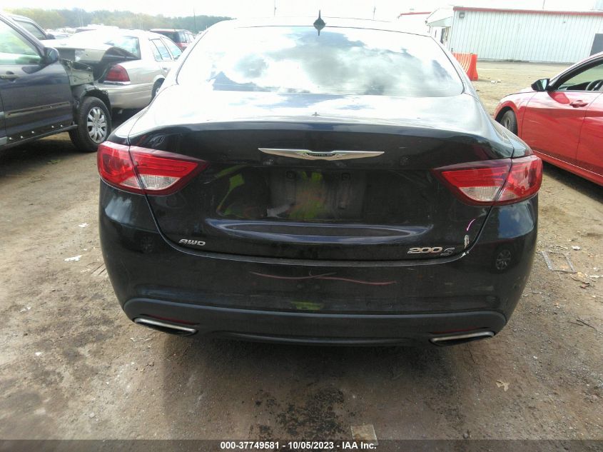 2016 CHRYSLER 200 S - 1C3CCCDG3GN110524