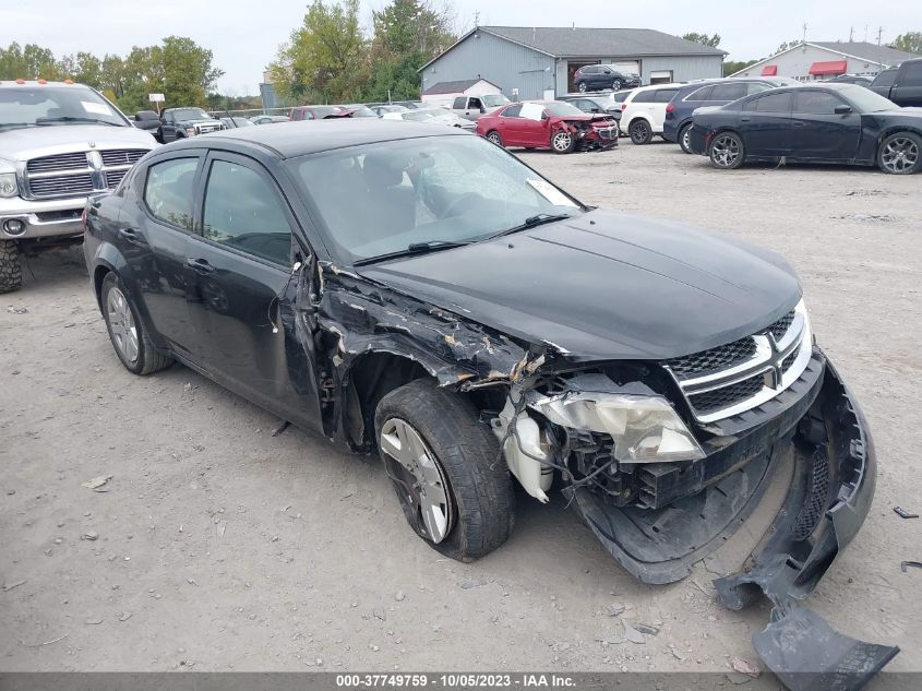 2013 DODGE AVENGER SE - 1C3CDZAB4DN677846