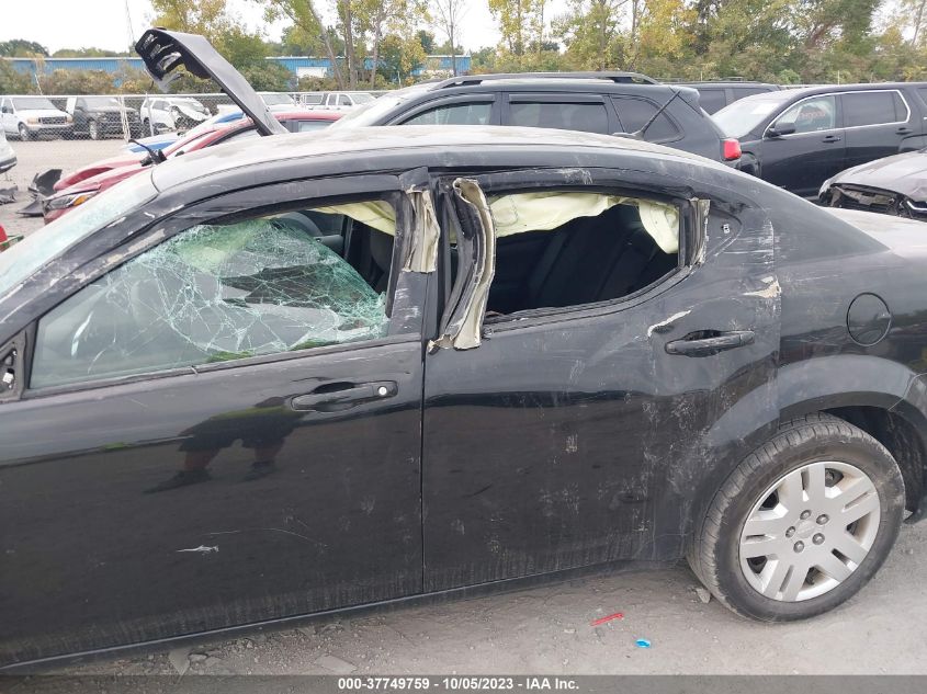 2013 DODGE AVENGER SE - 1C3CDZAB4DN677846