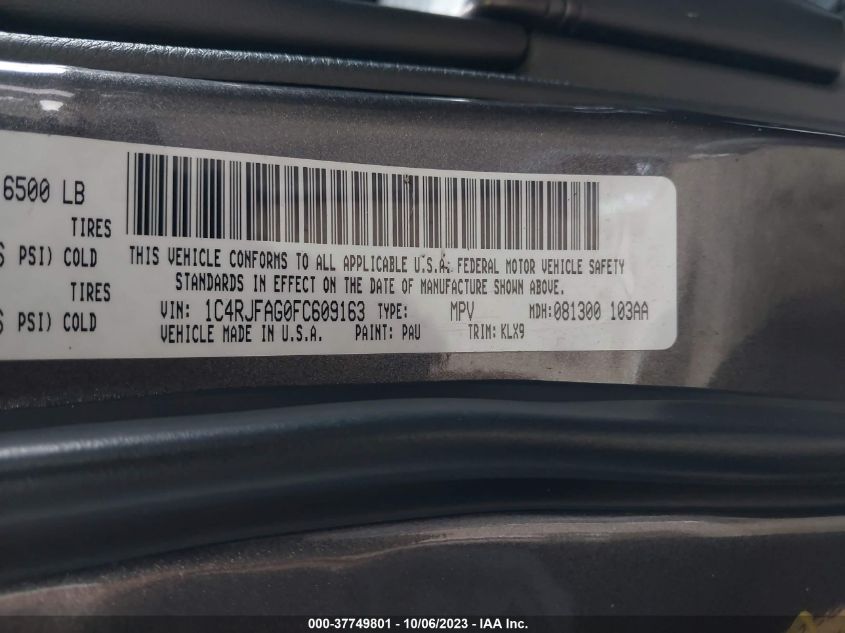 2016 JEEP GRAND CHEROKEE LAREDO - 1C4RJFAG0GC379352