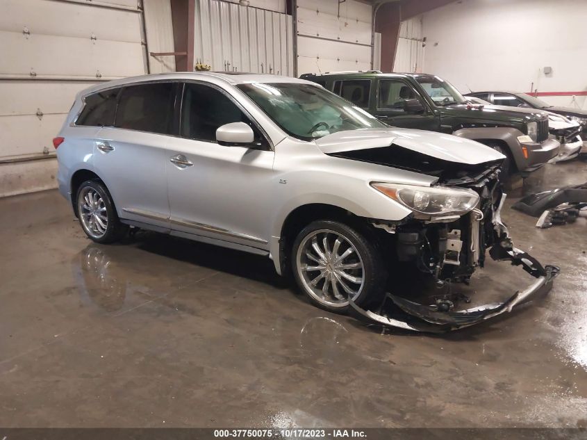 Lot #2536952825 2014 INFINITI QX60 salvage car