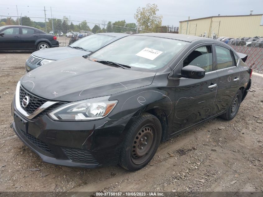 2016 NISSAN SENTRA SR/SL/S/SV/FE+ S - 3N1AB7APXGL637383