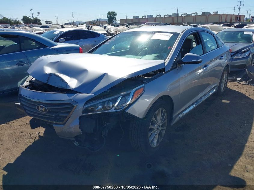 2015 HYUNDAI SONATA 2.4L LIMITED - 5NPE34AF9FH189461