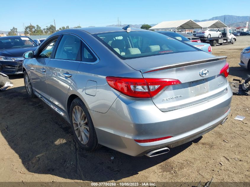 2015 HYUNDAI SONATA 2.4L LIMITED - 5NPE34AF9FH189461