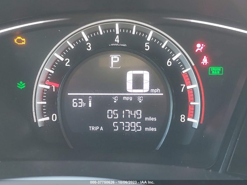 2018 HONDA CIVIC HATCHBACK LX - SHHFK7H26JU433004