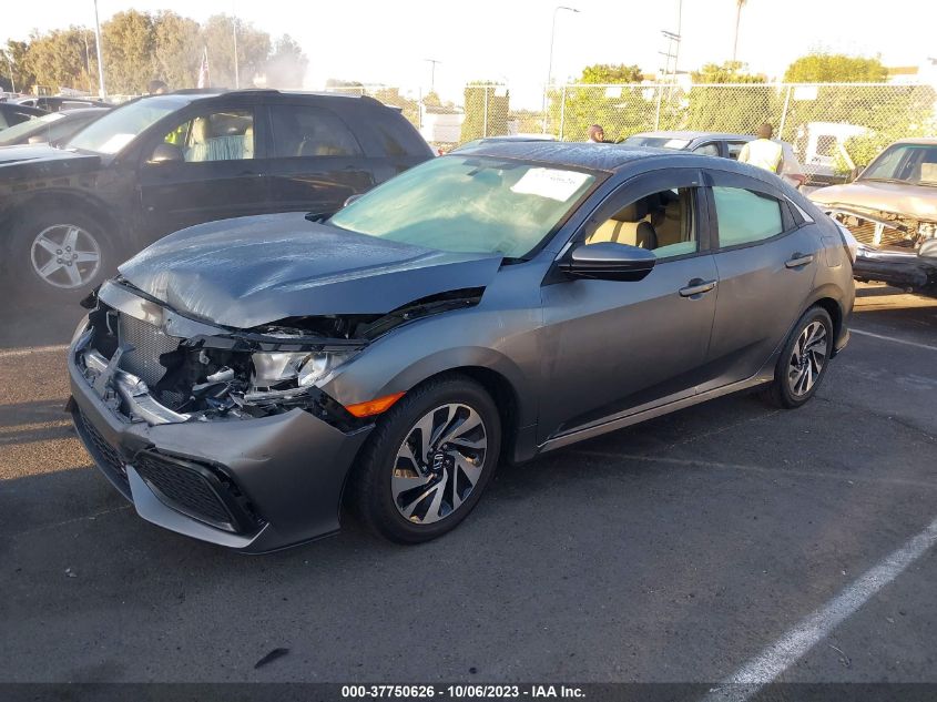 2018 HONDA CIVIC HATCHBACK LX - SHHFK7H26JU433004