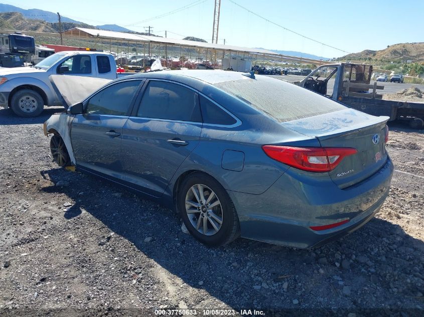 2015 HYUNDAI SONATA 2.4L SE - 5NPE24AF7FH167994