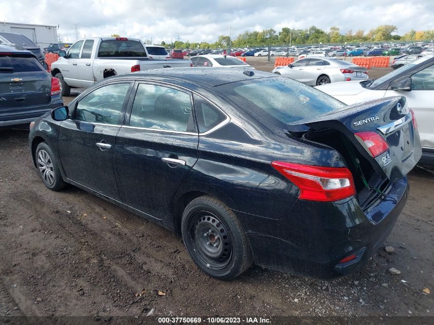 VIN 3N1AB7AP3HL684918 2017 NISSAN SENTRA SV