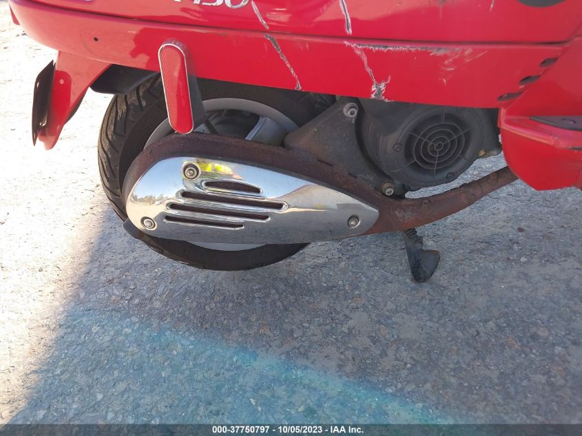 2007 VESPA LX 150 ZAPM448FX75006471