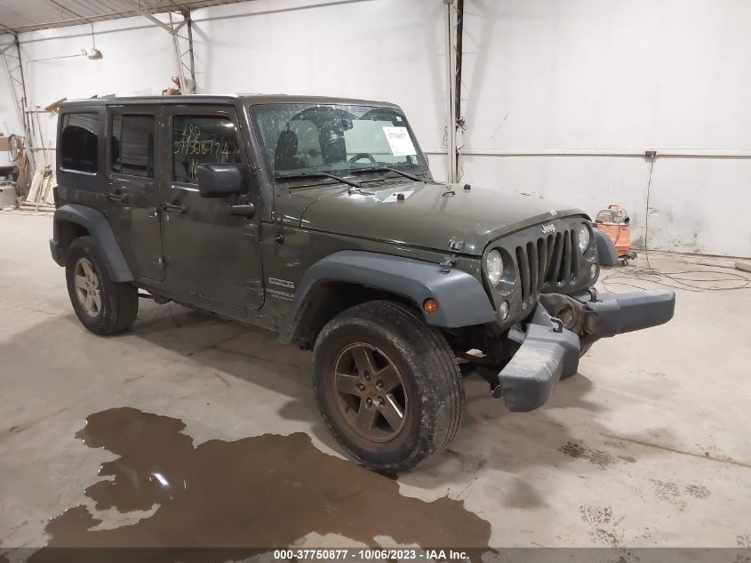 2016 JEEP WRANGLER UNLIMITED SPORT - 1C4BJWDG1GL116056