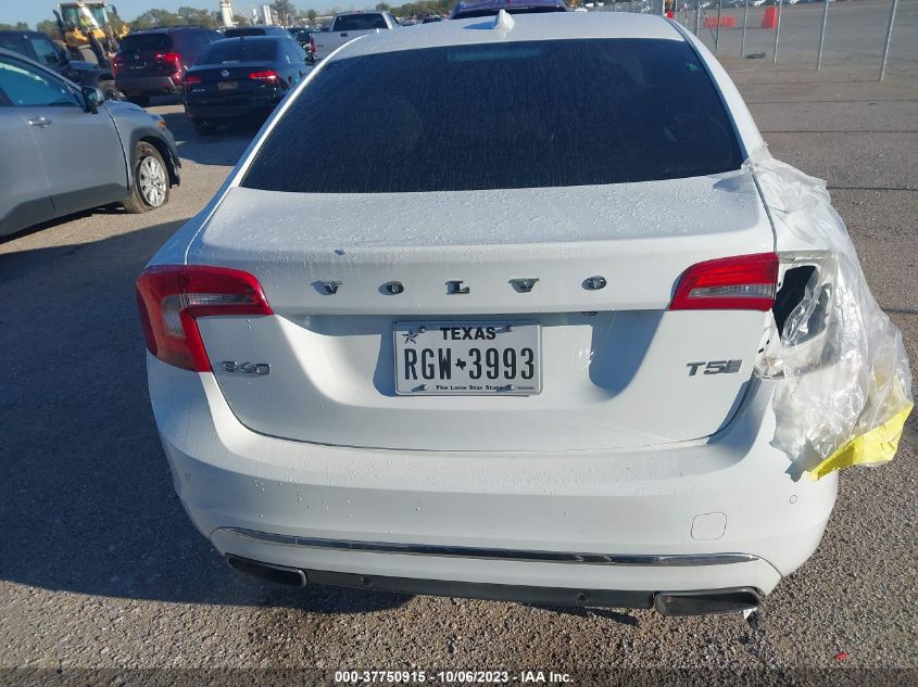 2016 VOLVO S60 INSCRIPTION T5 DRIVE-E PLATINUM LYV402FM5GB108327