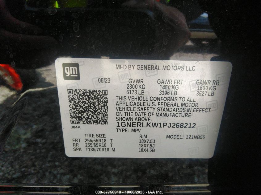 2023 CHEVROLET TRAVERSE LS - 1GNERLKW1PJ268212