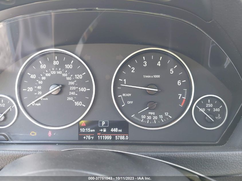 2015 BMW 320I XDRIVE WBA3C3G53FNS73577