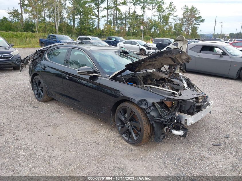 Lot #2541528088 2023 GENESIS G70 2.0T RWD salvage car