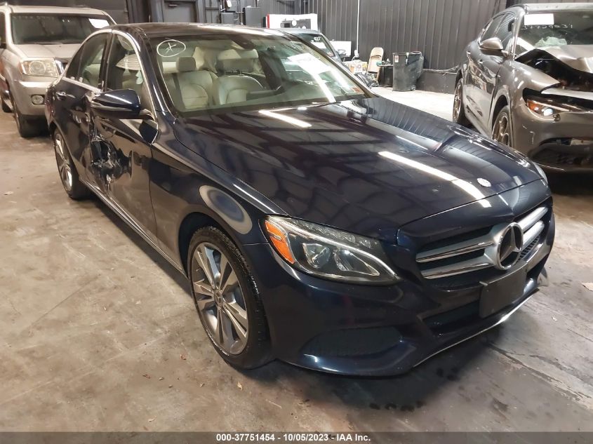 2017 MERCEDES-BENZ C 300 SPORT 4MATIC/LUXURY 4MATIC/4MATIC - 55SWF4KB6HU225517