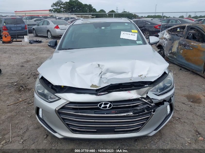 2017 HYUNDAI ELANTRA LIMITED - 5NPD84LF9HH114644