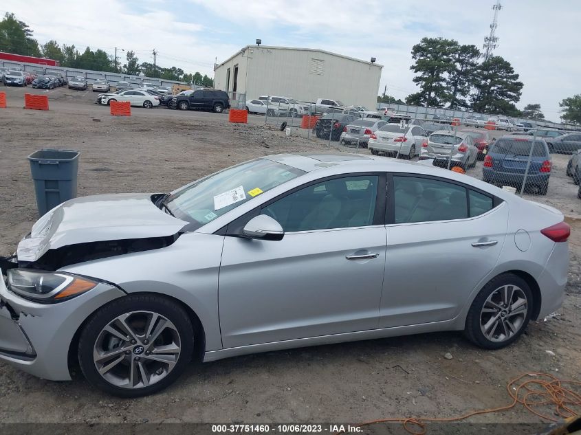 2017 HYUNDAI ELANTRA LIMITED - 5NPD84LF9HH114644