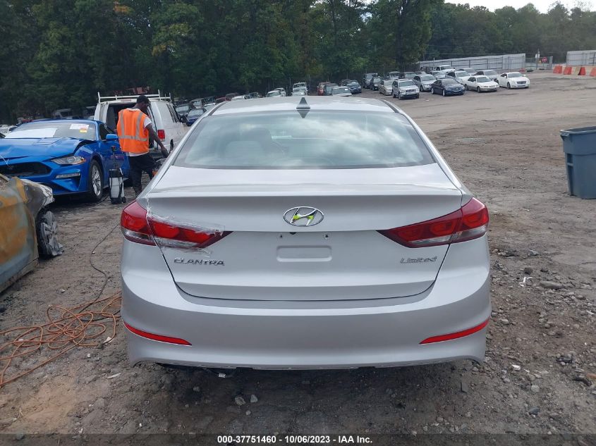 2017 HYUNDAI ELANTRA LIMITED - 5NPD84LF9HH114644