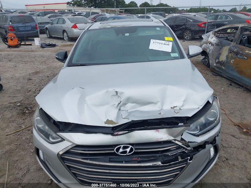 2017 HYUNDAI ELANTRA LIMITED - 5NPD84LF9HH114644