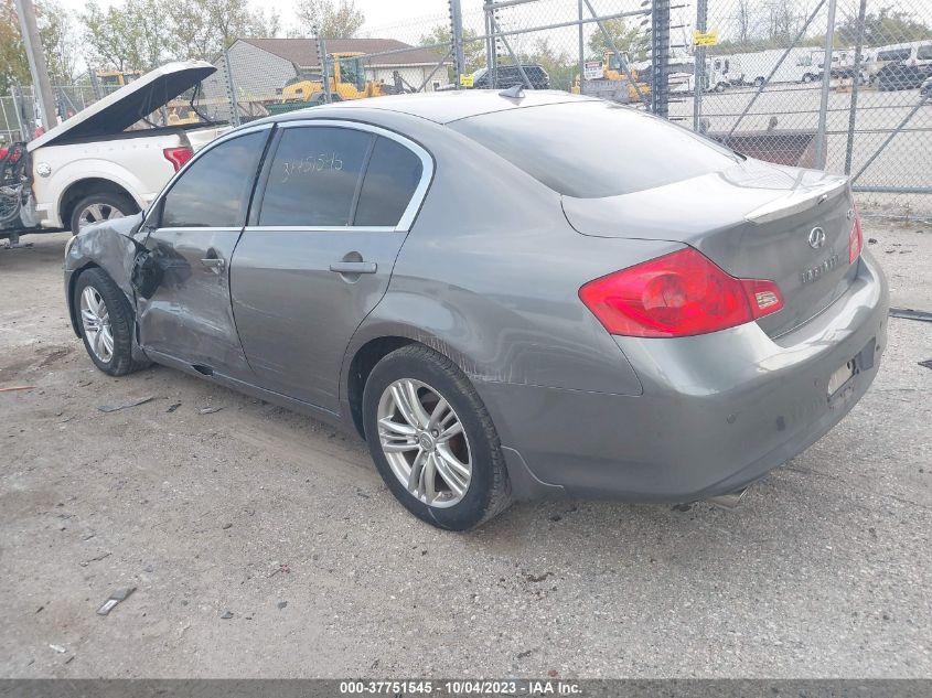 2013 INFINITI G37 SEDAN X JN1CV6AR9DM758337