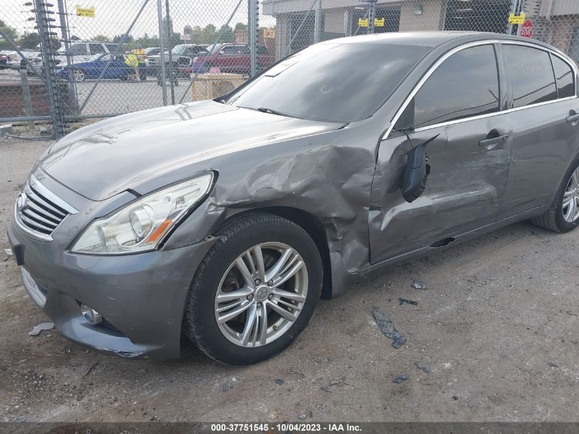 2013 INFINITI G37 SEDAN X JN1CV6AR9DM758337