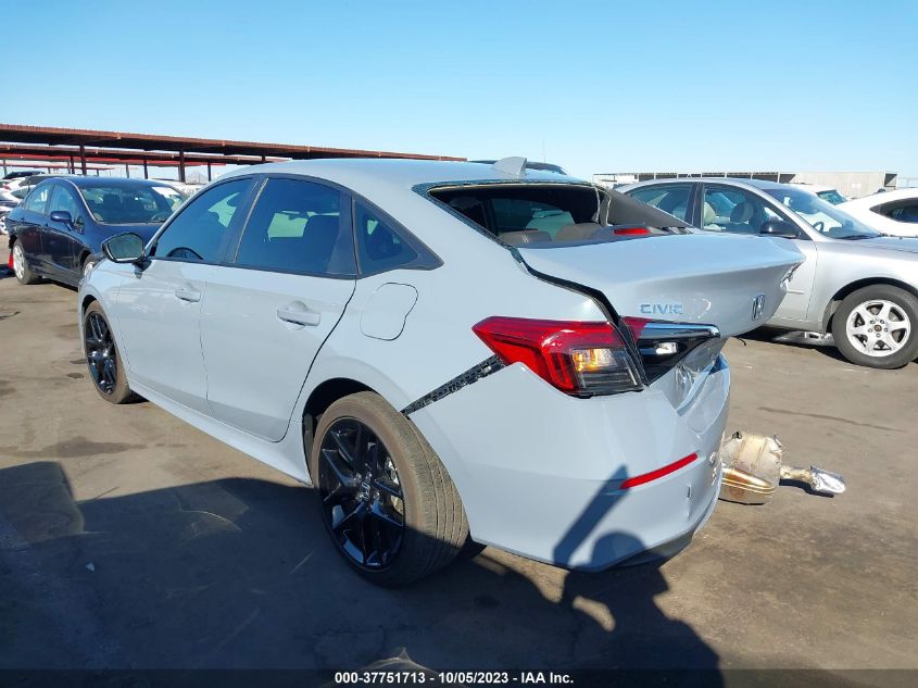 VIN 2HGFE2F57PH520455 2023 HONDA CIVIC SEDAN SPORT