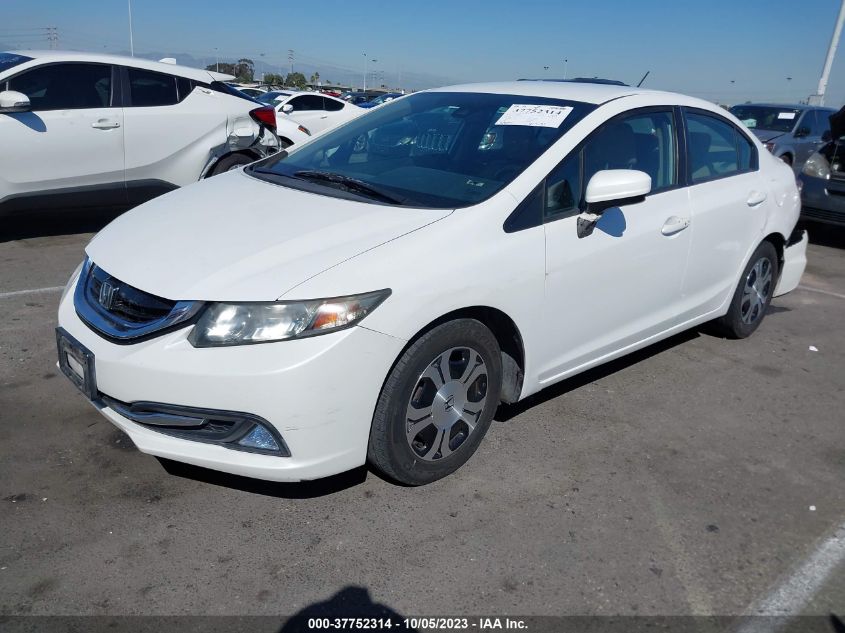2014 HONDA CIVIC HYBRID - 19XFB4F35EE200576