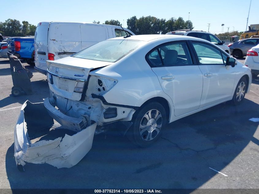 2014 HONDA CIVIC HYBRID - 19XFB4F35EE200576
