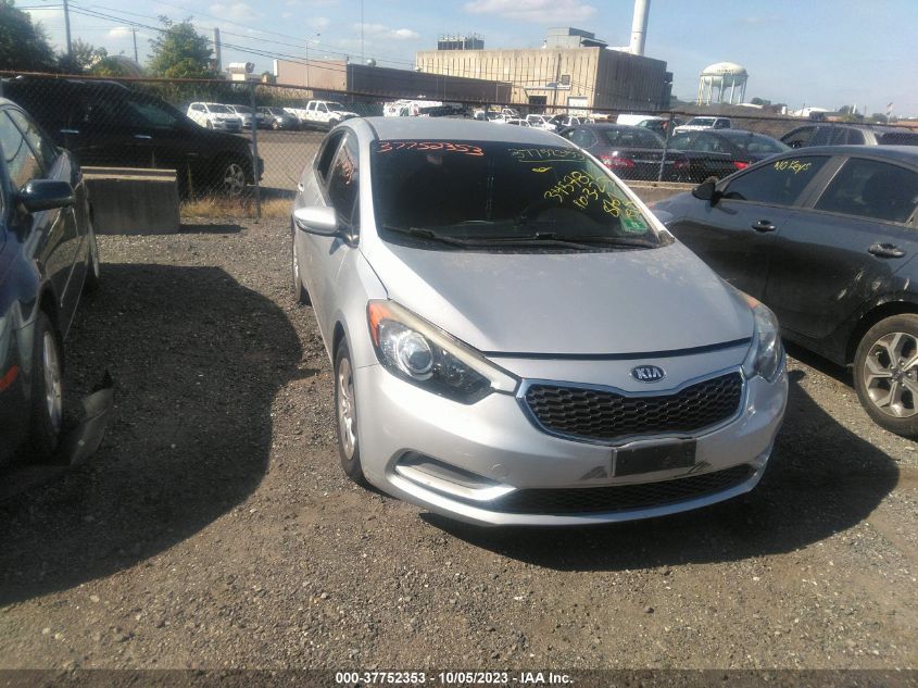 2016 KIA FORTE LX - KNAFK4A65G5499709