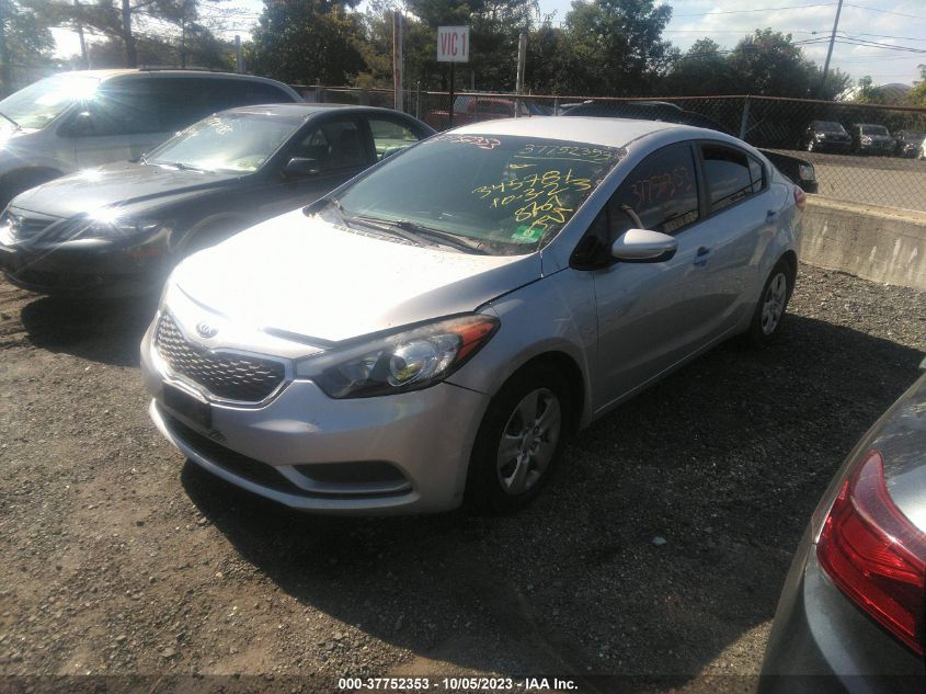 2016 KIA FORTE LX - KNAFK4A65G5499709