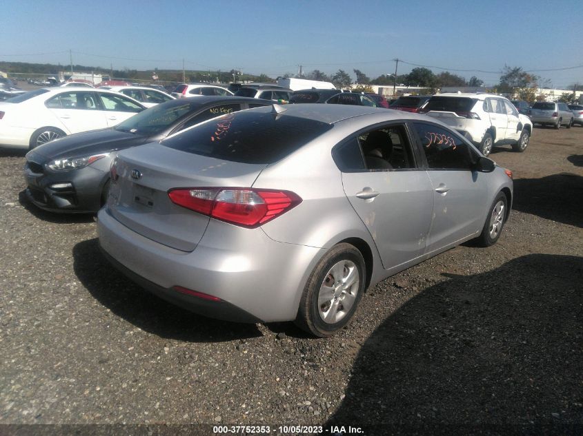 2016 KIA FORTE LX - KNAFK4A65G5499709