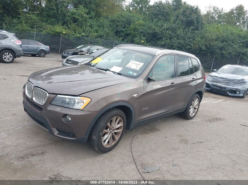 2014 BMW X3 XDRIVE28I - 5UXWX9C57E0D17350