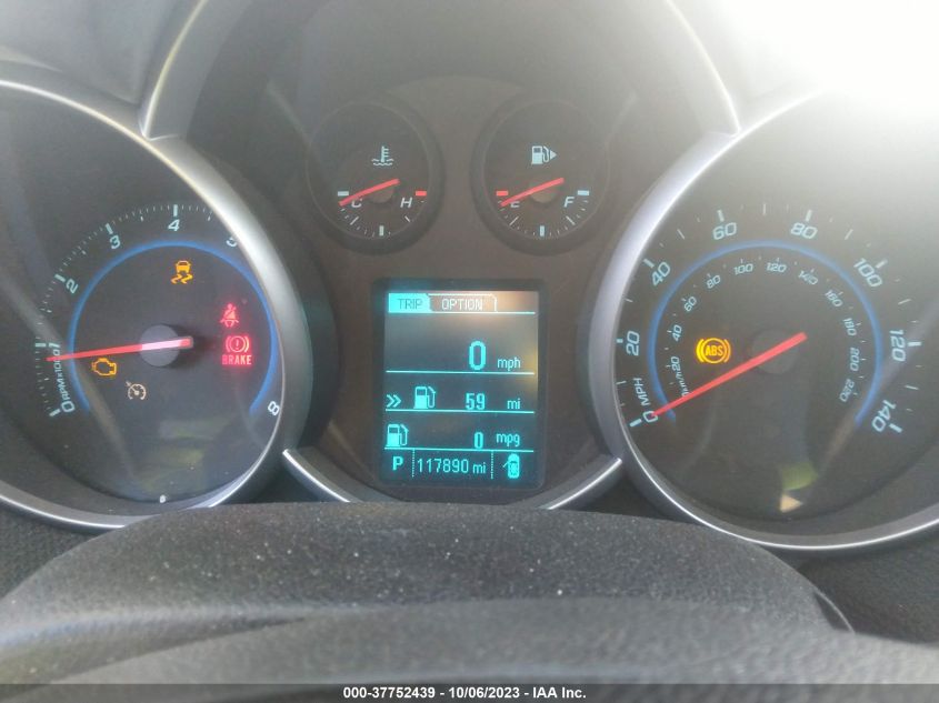 2015 CHEVROLET CRUZE LT - 1G1PE5SB6F7152322