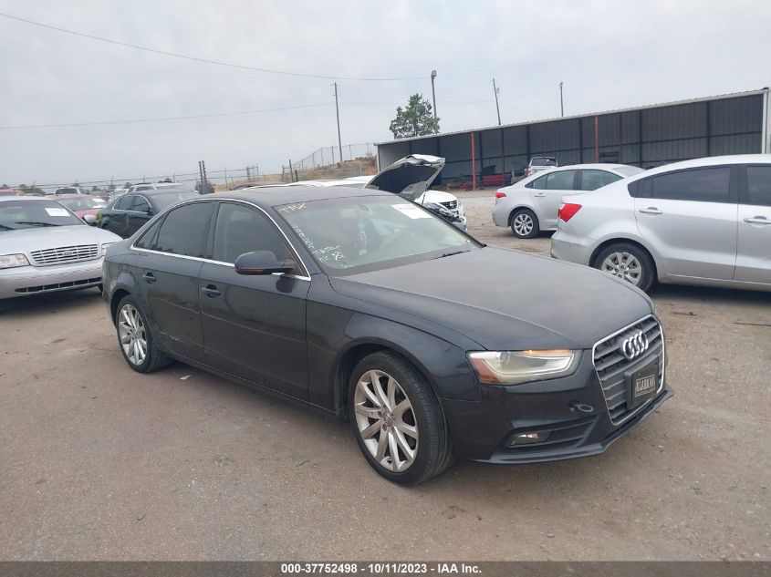 2013 AUDI A4 PREMIUM PLUS - WAUEFAFL0DA170304