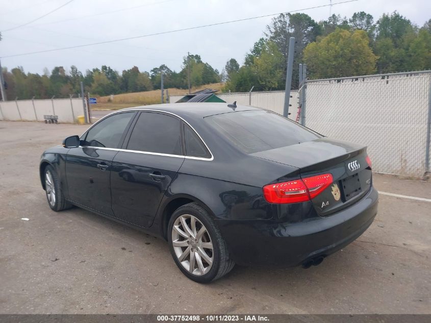 2013 AUDI A4 PREMIUM PLUS - WAUEFAFL0DA170304