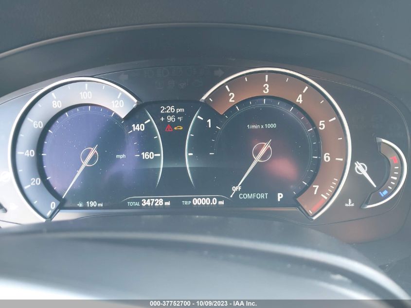 2019 BMW 540I WBAJE5C54KWW08403