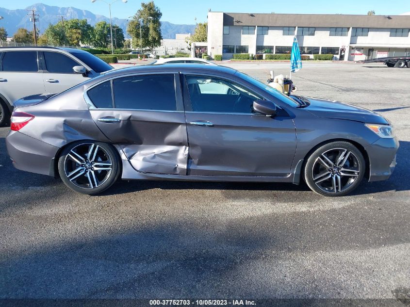2016 HONDA ACCORD SEDAN SPORT - 1HGCR2F51GA131378