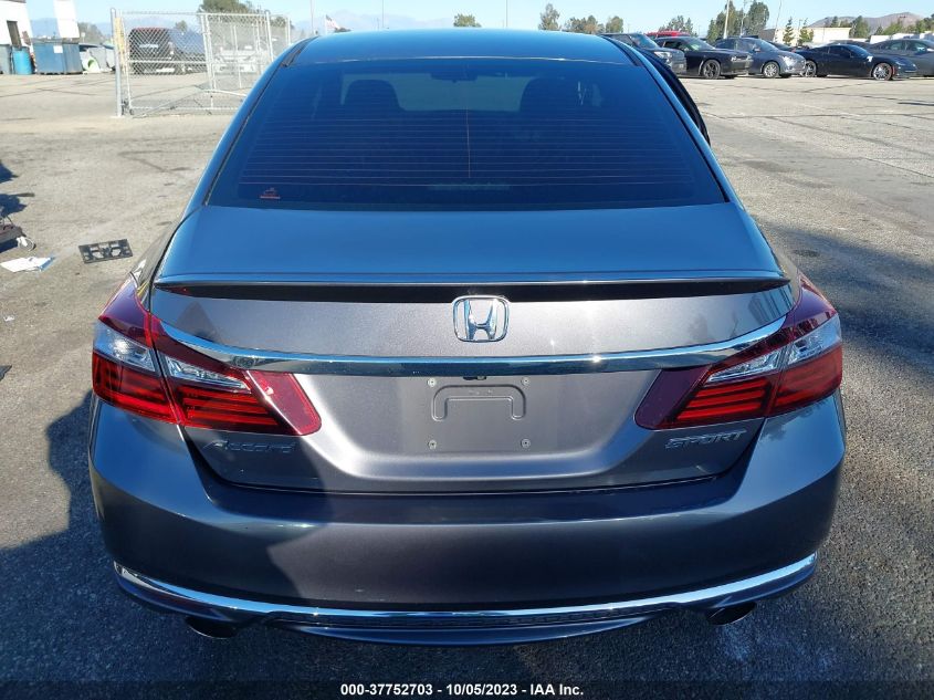 2016 HONDA ACCORD SEDAN SPORT - 1HGCR2F51GA131378
